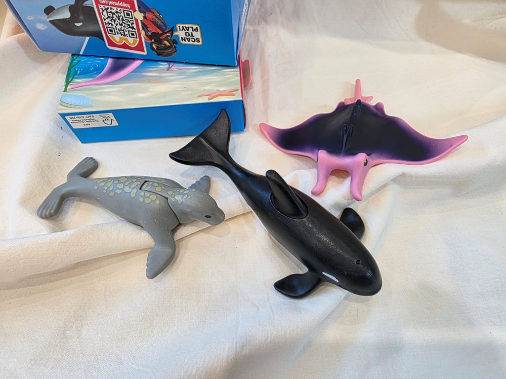 Ocean animal toy figures from McDonald’s Korea Happy Meal