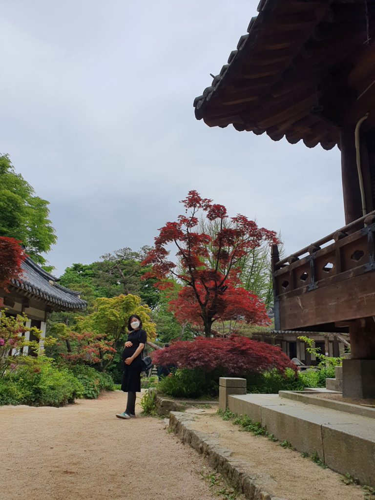 Visiting Nak Seon Jae for the first time during pregnancy