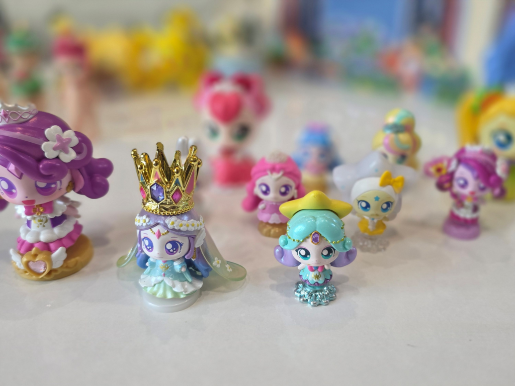 Collection of colorful Teenieping mini toys for children