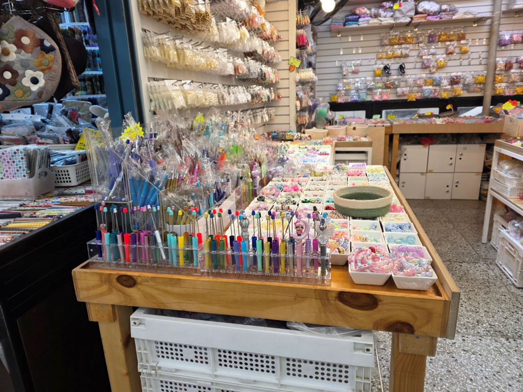 handmade supply store at Dongdaemun Market