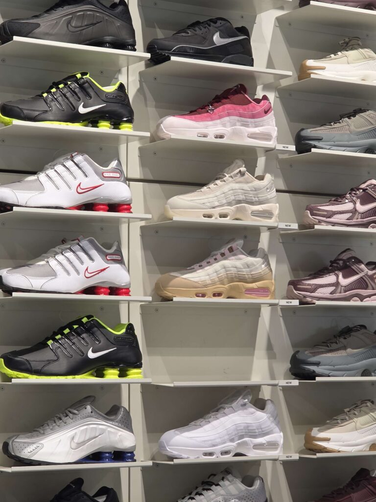 Nike Air Max 95 sneakers displayed in Seongsu Seoul