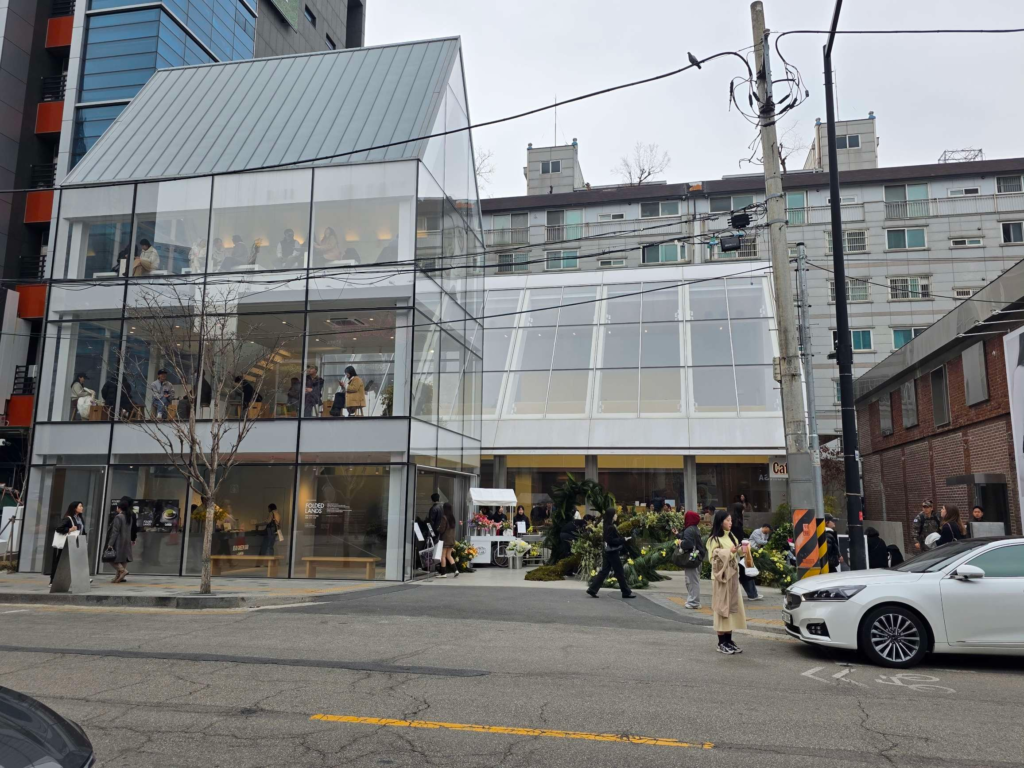 Creative industrial building design in Seongsu Seoul