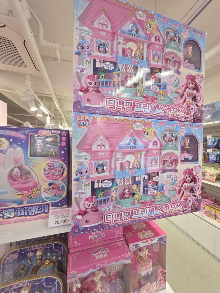 Teenieping toys and merchandise in Seoul store