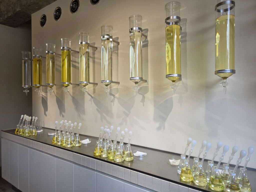 custom perfume making area at shiro seongsu